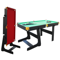 Tylt Excalibur 5ft Folding Pool Table Black